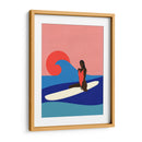 Chica en una tabla de surf - Rosi Feist | Cuadro decorativo de Canvas Lab