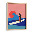 Chica en una tabla de surf - Rosi Feist | Cuadro decorativo de Canvas Lab
