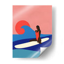 Chica en una tabla de surf - Rosi Feist | Cuadro decorativo de Canvas Lab