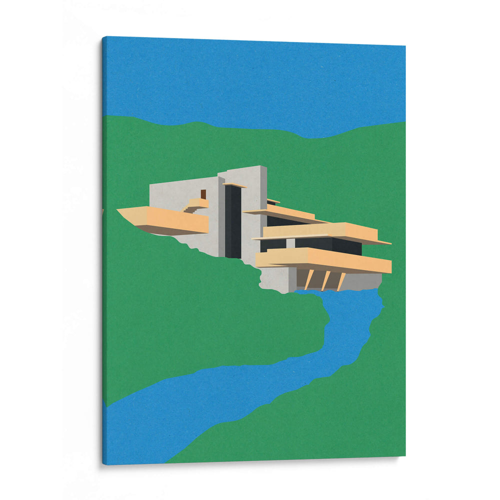 Frank Lloyd Wright - La Cascada - Rosi Feist | Cuadro decorativo de Canvas Lab