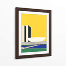 Congreso Nacional Brasilia - Rosi Feist | Cuadro decorativo de Canvas Lab