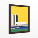 Congreso Nacional Brasilia - Rosi Feist | Cuadro decorativo de Canvas Lab