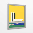 Congreso Nacional Brasilia - Rosi Feist | Cuadro decorativo de Canvas Lab