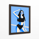 Chica deportiva azul - Rosi Feist | Cuadro decorativo de Canvas Lab