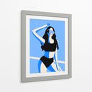 Chica deportiva azul - Rosi Feist | Cuadro decorativo de Canvas Lab