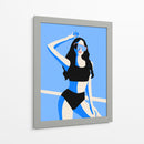 Chica deportiva azul - Rosi Feist | Cuadro decorativo de Canvas Lab