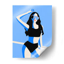 Chica deportiva azul - Rosi Feist | Cuadro decorativo de Canvas Lab