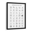 Póster ilustrado de expresiones mexicanas - Tinta Quemada | Cuadro decorativo de Canvas Lab