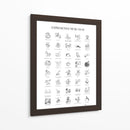Póster ilustrado de expresiones mexicanas - Tinta Quemada | Cuadro decorativo de Canvas Lab