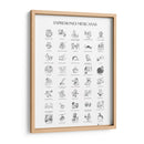 Póster ilustrado de expresiones mexicanas - Tinta Quemada | Cuadro decorativo de Canvas Lab