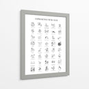 Póster ilustrado de expresiones mexicanas - Tinta Quemada | Cuadro decorativo de Canvas Lab