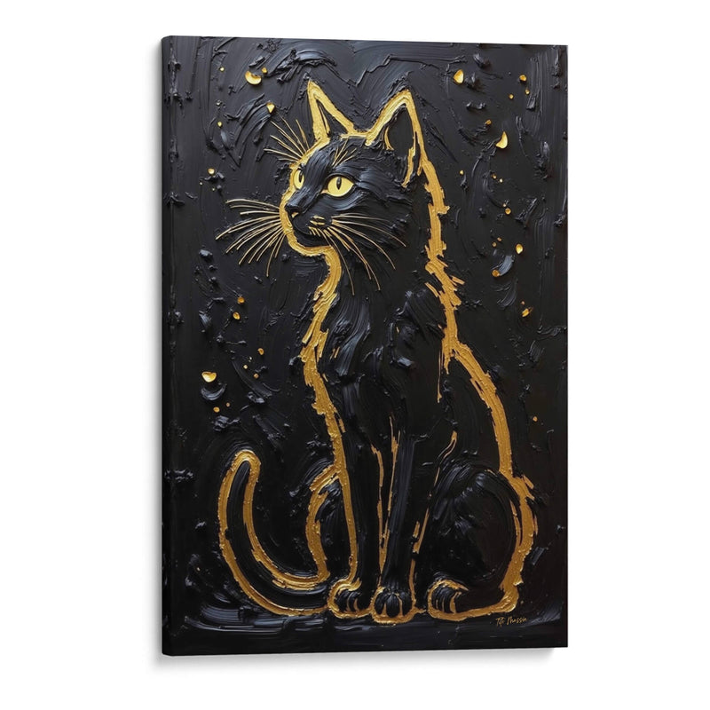 Ícono Felino - Tito Massia | Cuadro decorativo de Canvas Lab