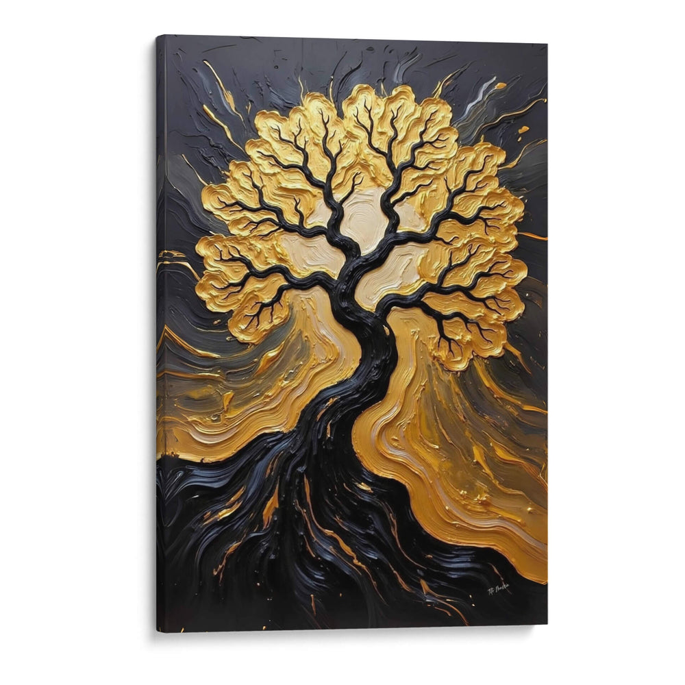 Aura Dorada - Tito Massia | Cuadro decorativo de Canvas Lab