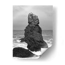 Roca en el oceano blanco y negro 3 - ALEJANDRE PHOTOGRAPHY | Cuadro decorativo de Canvas Lab