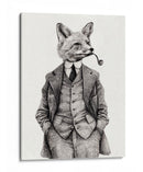 El zorro de estilo vintage - Mike Koubou | Cuadro decorativo de Canvas Lab