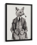 El zorro de estilo vintage - Mike Koubou | Cuadro decorativo de Canvas Lab