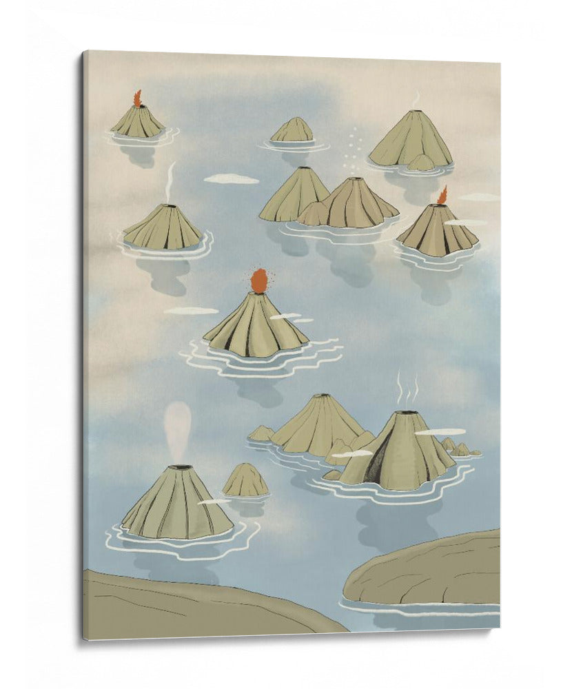 Bahía de los volcanes - Lilianna Lasocka | Cuadro decorativo de Canvas Lab