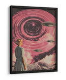 Una mujer mirando ovnis - Samantha Hearn | Cuadro decorativo de Canvas Lab