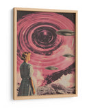 Una mujer mirando ovnis - Samantha Hearn | Cuadro decorativo de Canvas Lab