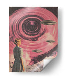 Una mujer mirando ovnis - Samantha Hearn | Cuadro decorativo de Canvas Lab