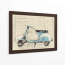 Vespa antigua - Lembayung senja studio | Cuadro decorativo de Canvas Lab