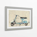 Vespa antigua - Lembayung senja studio | Cuadro decorativo de Canvas Lab