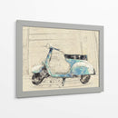 Vespa antigua - Lembayung senja studio | Cuadro decorativo de Canvas Lab