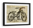 Motocicleta Vieja - Lembayung senja studio | Cuadro decorativo de Canvas Lab
