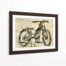 Motocicleta Vieja I - Lembayung senja studio | Cuadro decorativo de Canvas Lab