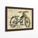 Motocicleta Vieja I - Lembayung senja studio | Cuadro decorativo de Canvas Lab