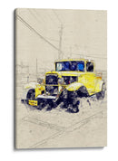 Coche clásico a,aroññp - Lembayung senja studio | Cuadro decorativo de Canvas Lab