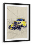 Coche clásico a,aroññp - Lembayung senja studio | Cuadro decorativo de Canvas Lab