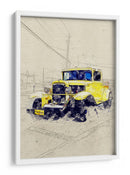 Coche clásico a,aroññp - Lembayung senja studio | Cuadro decorativo de Canvas Lab