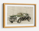 Coche verde retro - Lembayung senja studio | Cuadro decorativo de Canvas Lab
