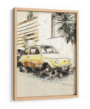 Coche clásico único - Lembayung senja studio | Cuadro decorativo de Canvas Lab