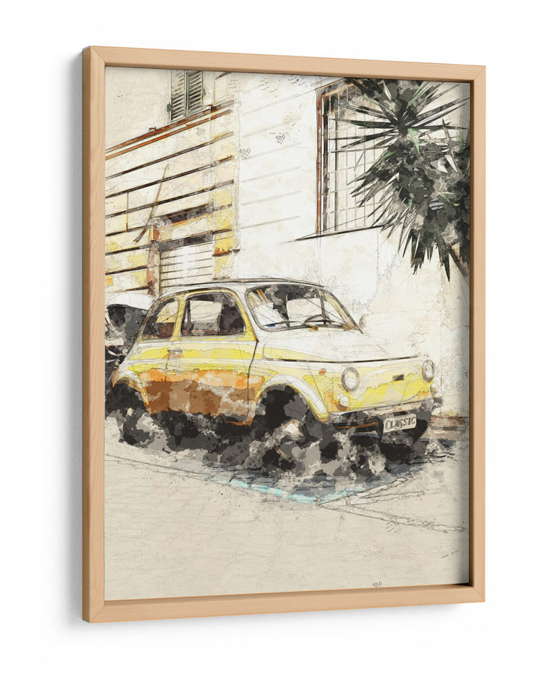 Coche clásico único - Lembayung senja studio | Cuadro decorativo de Canvas Lab