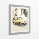 Coche clásico único - Lembayung senja studio | Cuadro decorativo de Canvas Lab