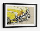 Coche amarillo clásico - Lembayung senja studio | Cuadro decorativo de Canvas Lab