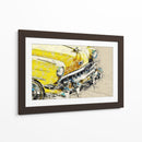 Coche amarillo clásico - Lembayung senja studio | Cuadro decorativo de Canvas Lab