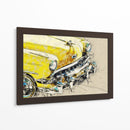 Coche amarillo clásico - Lembayung senja studio | Cuadro decorativo de Canvas Lab