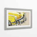 Coche amarillo clásico - Lembayung senja studio | Cuadro decorativo de Canvas Lab