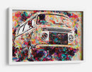 Volkswagen Combi colorida - Lembayung senja studio | Cuadro decorativo de Canvas Lab