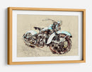 Motocicleta Antigua - Lembayung senja studio | Cuadro decorativo de Canvas Lab