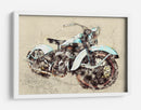 Motocicleta Antigua - Lembayung senja studio | Cuadro decorativo de Canvas Lab