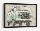 Volkswagen Combi - Lembayung senja studio | Cuadro decorativo de Canvas Lab