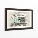 Volkswagen Combi - Lembayung senja studio | Cuadro decorativo de Canvas Lab
