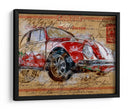 Volkswagen rojo - Lembayung senja studio | Cuadro decorativo de Canvas Lab