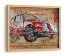 Volkswagen rojo - Lembayung senja studio | Cuadro decorativo de Canvas Lab