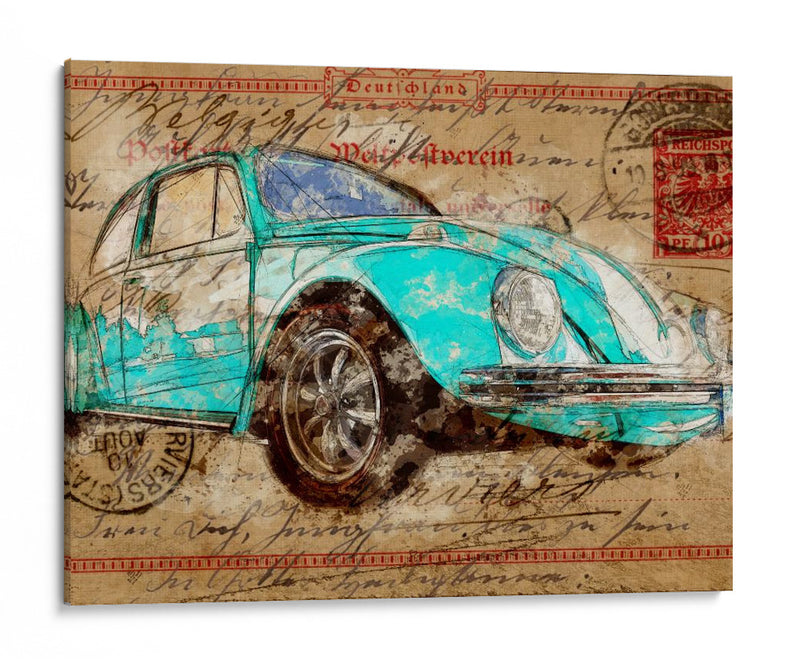 Arte Volkswagen - Lembayung senja studio | Cuadro decorativo de Canvas Lab