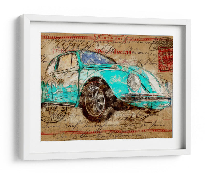 Arte Volkswagen - Lembayung senja studio | Cuadro decorativo de Canvas Lab